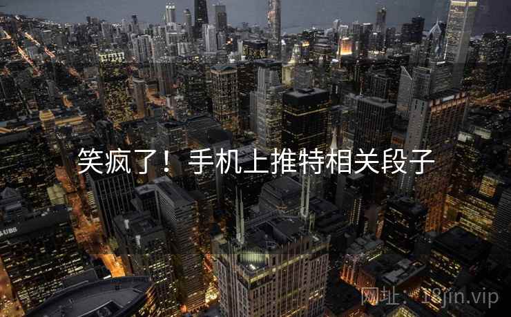 笑疯了！手机上推特相关段子